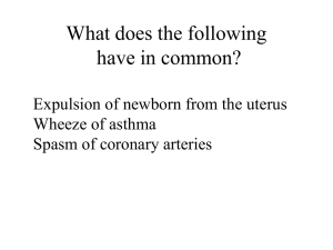 What does the following have in common? Wheeze of asthma