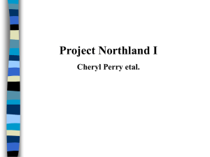 Project Northland I Cheryl Perry etal.