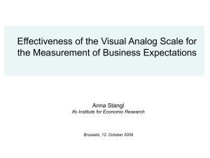 Effectiveness of the Visual Analog Scale for Anna Stangl