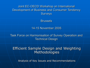 Joint EC-OECD Workshop on International Development of Business and Consumer Tendency Surveys Brussels
