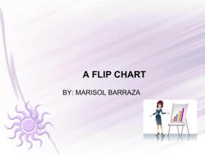 A FLIP CHART BY: MARISOL BARRAZA