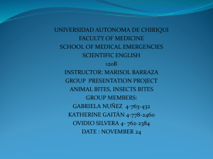 UNIVERSIDAD AUTONOMA DE CHIRIQUI FACULTY OF MEDICINE SCHOOL OF MEDICAL EMERGENCIES SCIENTIFIC ENGLISH