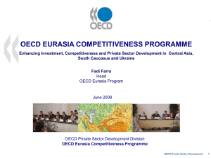 OECD EURASIA COMPETITIVENESS PROGRAMME