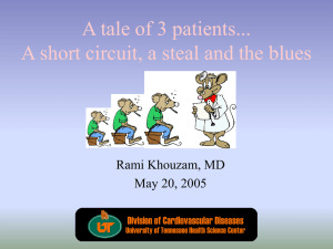 A tale of 3 patients... Rami Khouzam, MD May 20, 2005