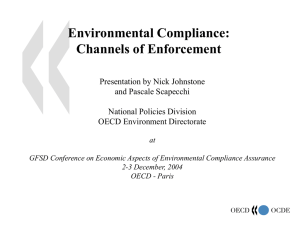 Environmental Compliance: Channels of Enforcement
