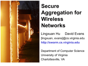 Secure Aggregation for Wireless Networks