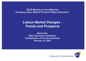 Labour Market Changes - Trends and Prospects