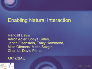 Enabling Natural Interaction