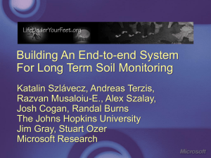 Building An End-to-end System For Long Term Soil Monitoring
