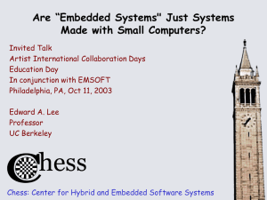 Are “Embedded Systems&#34; Just Systems Made with Small Computers?