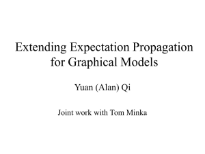Extending Expectation Propagation for Graphical Models Yuan (Alan) Qi
