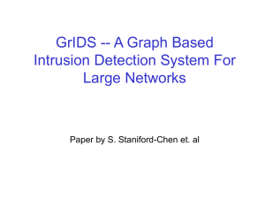 GrIDS -- A Graph Based Intrusion Detection System For Large Networks