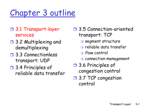 Chapter 3 outline