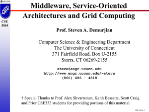 Middleware, Service-Oriented Architectures and Grid Computing