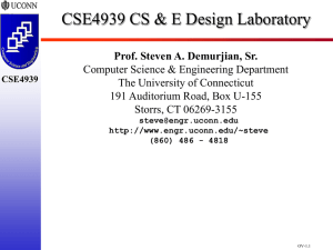 CSE4939 CS &amp; E Design Laboratory