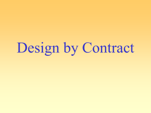 Design by Contract