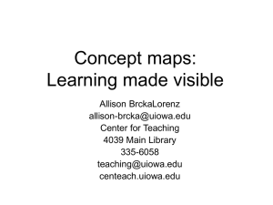 Concept maps: Learning made visible