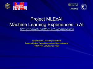 Project MLExAI Machine Learning Experiences in AI