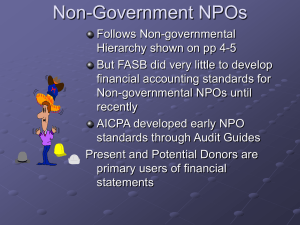 Non-Government NPOs