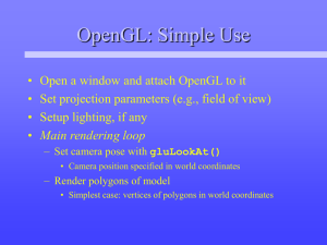 OpenGL: Simple Use