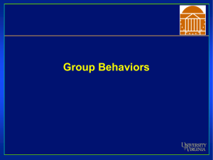 Group Behaviors
