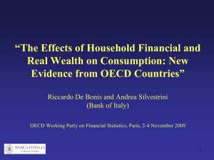 “The Effects of Household Financial and Real Wealth on Consumption: New