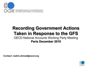 Recording Government Actions Taken in Response to the GFS Paris December 2010