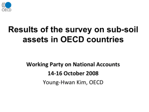 Results of the survey on sub-soil assets in OECD countries