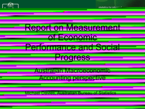 Report on Measurement of Economic Performance and Social Progress