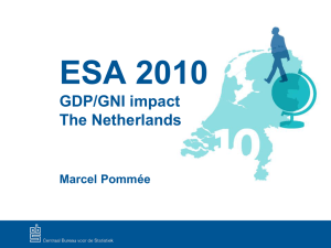ESA 2010 GDP/GNI impact The Netherlands Marcel Pommée