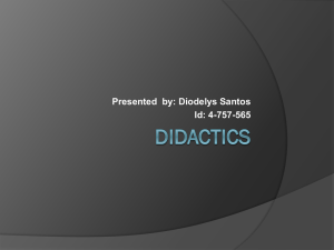 Presented  by: Diodelys Santos Id: 4-757-565