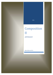 Composition II  ANTHOLOGY