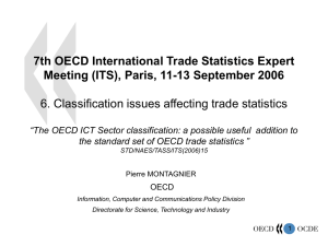 7th OECD International Trade Statistics Expert