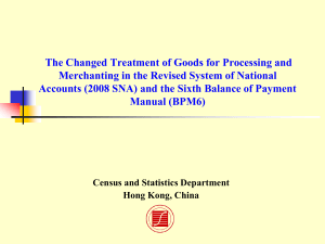 The Changed Treatment of Goods for Processing and