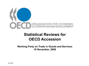 Statistical Reviews for OECD Accession 16 November, 2009