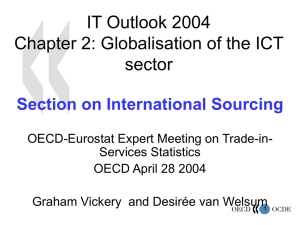 IT Outlook 2004 Chapter 2: Globalisation of the ICT sector