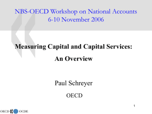 NBS-OECD Workshop on National Accounts 6-10 November 2006 An Overview