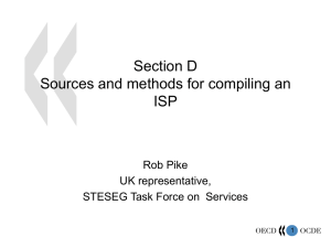 Section D Sources and methods for compiling an ISP Rob Pike