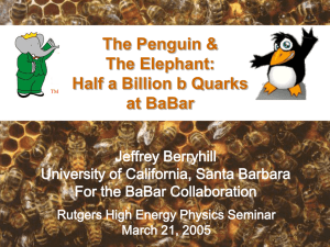 The Penguin &amp; The Elephant: Half a Billion b Quarks at BaBar