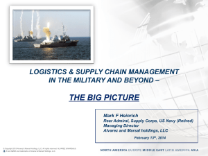 THE BIG PICTURE LOGISTICS &amp; SUPPLY CHAIN MANAGEMENT –