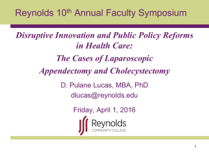 Reynolds 10 Annual Faculty Symposium