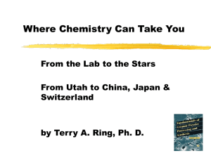 Where Chemistry Can Take You From the Lab to the Stars Switzerland
