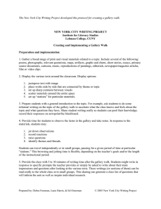 The New York City Writing Project developed this protocol for...  NEW YORK CITY WRITING PROJECT Institute for Literacy Studies