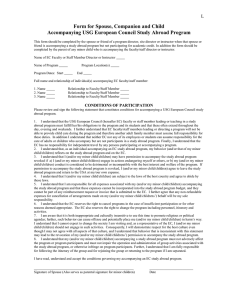 Form for Spouse, Companion and Child L