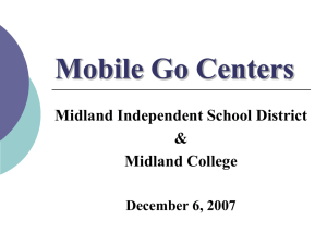Mobile Go Centers Midland Independent School District &amp; Midland College