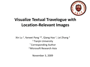 Visualize Textual Travelogue with Location-Relevant Images