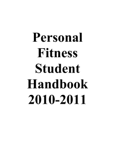 Personal Fitness Student