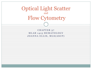 Optical Light Scatter Flow Cytometry and