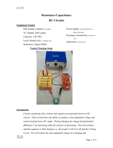 Resistance-Capacitance RC Circuits