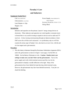 Faraday’s Law and Inductors